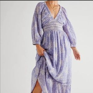 NWT Free People Golden Hour Maxi Dress
